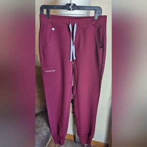 Figs Technical Collection Joggers in Deep Red